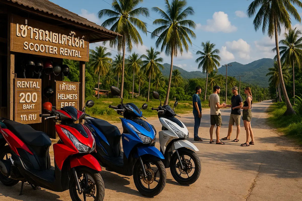 location scooter koh phangan