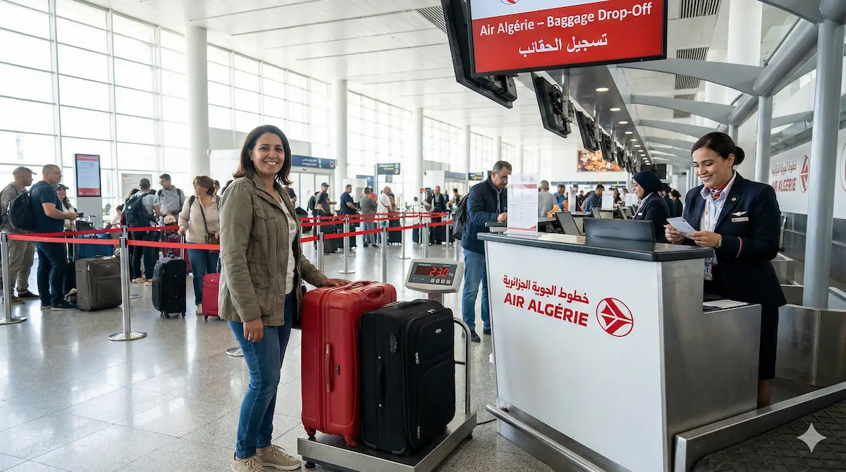 peut on prendre 2 bagages en soute air algérie